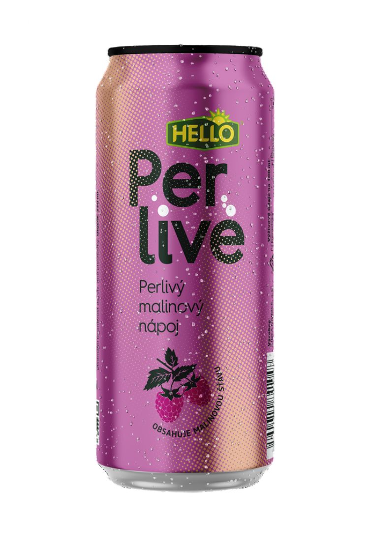 Hello Perlivé Malina 330ml