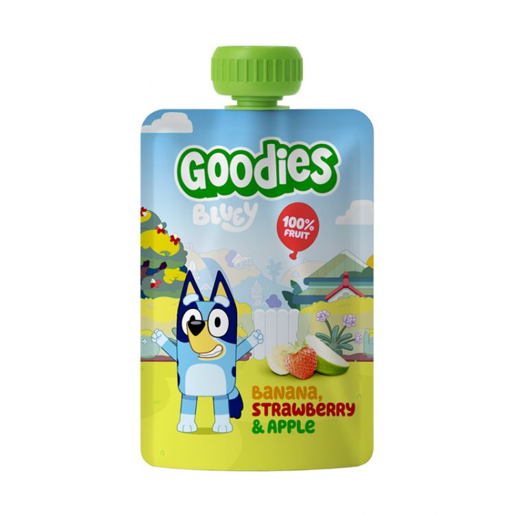 Goodies kapsička Bluey banán, jahoda a jablko 100g