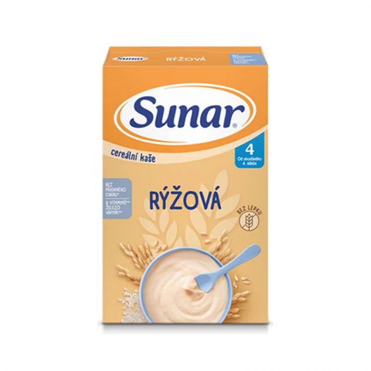 Sunar cereálna kaša ryžová 210g