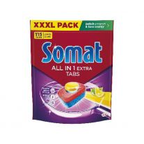 Somat dishwasher tabs 115 sc 115 pcs All in 1 Extra Lemon&Lime