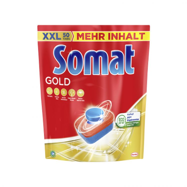Somat dishwasher tabs 50 sc 50 pcs Gold