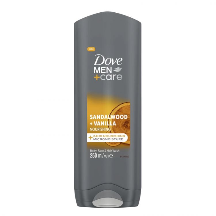 Dove shower gel men 250 ml Men+Care Sandalwood+Vanilla