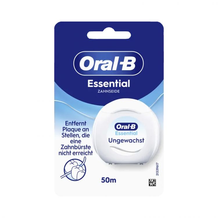 Oral-B dental floss 50 m Essential Mint unwaxed