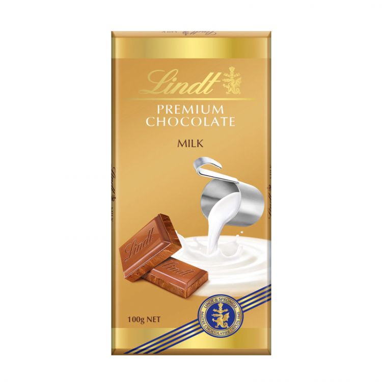 Lindt Gold Tablet Milk 100g