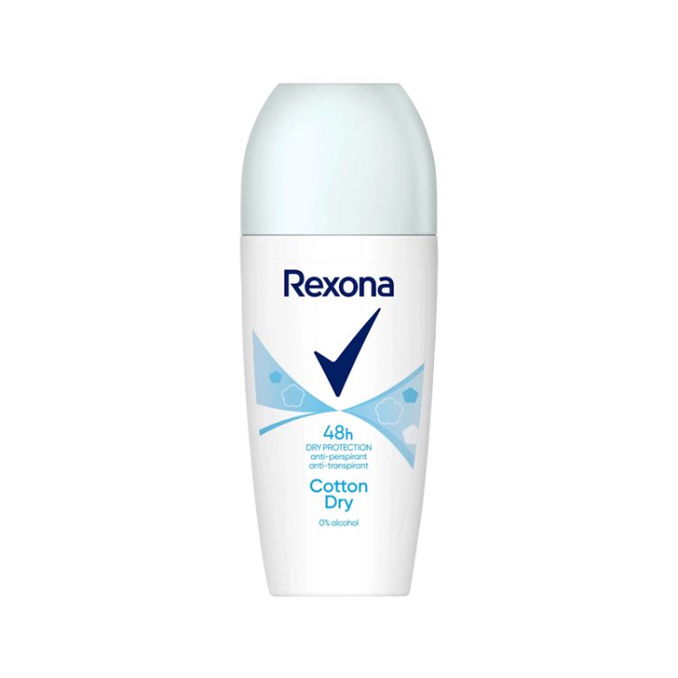 Rexona roll-on 50 ml Cotton Dry 0% Alcohol