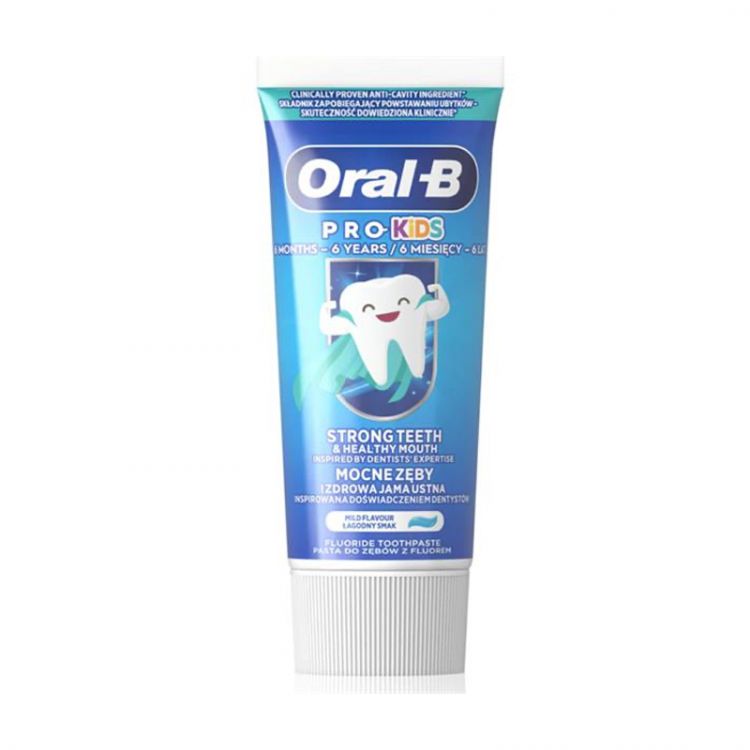 Oral-B toothpaste kids 50 ml Pro-Kids Strong Teeth Mild Flavour 6mounth-6years