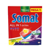 Somat dishwasher tabs 75 sc 75 pcs All in 1 Extra Lemon&Lime
