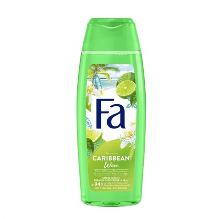 Fa shower gel 250 ml Carribean Wave Parfum Citrus-Fleur d' Orange