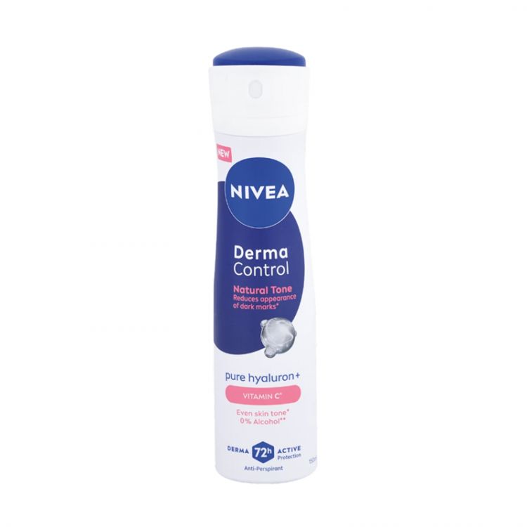 Nivea deo 150 ml Derma Control Natural Tone Pure Hyaluron+ 0% Alcohol