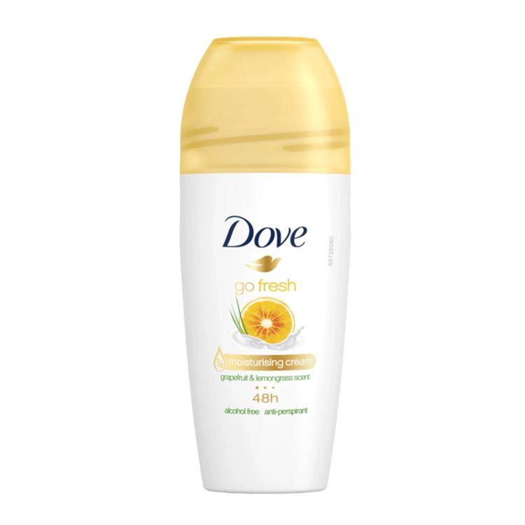 Dove roll-on 50 ml Go Fresh Grapefruit&Lemongrass 0% Alcohol