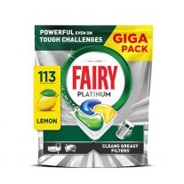 Fairy dishwasher caps 113 sc 113 pcs Platinum All in One Lemon