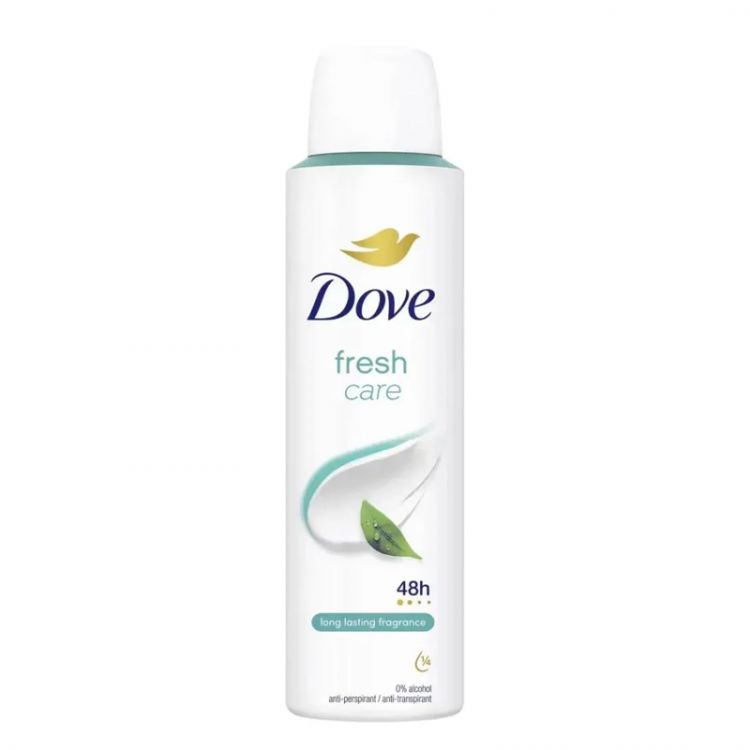 Dove deo 150 ml Fresh Care 0% Alcohol