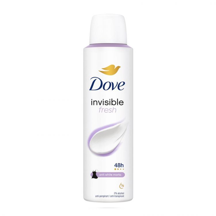 Dove deo 150 ml Invisible Fresh 0% Alcohol