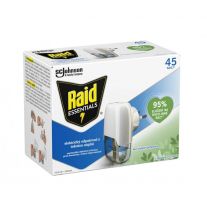Raid fly and mosquito killer electric system+refill 27 ml Odorless/Eucalyptus 45 nights