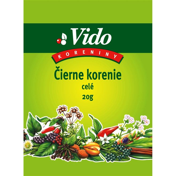 Vido Čierne korenie celé 20 g