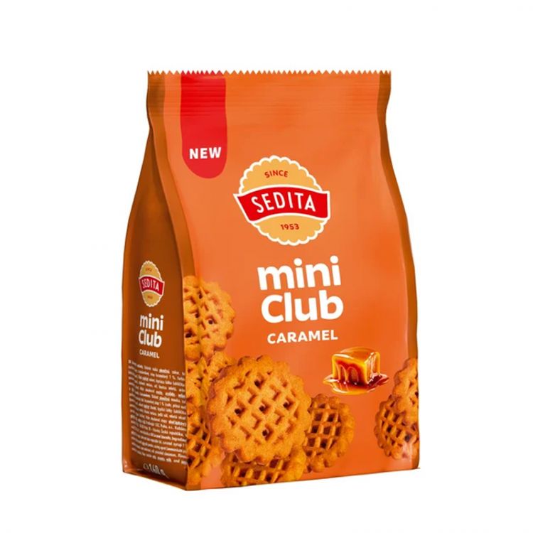 Sedita Rodinné Mini Club sušienky karamel 160 g