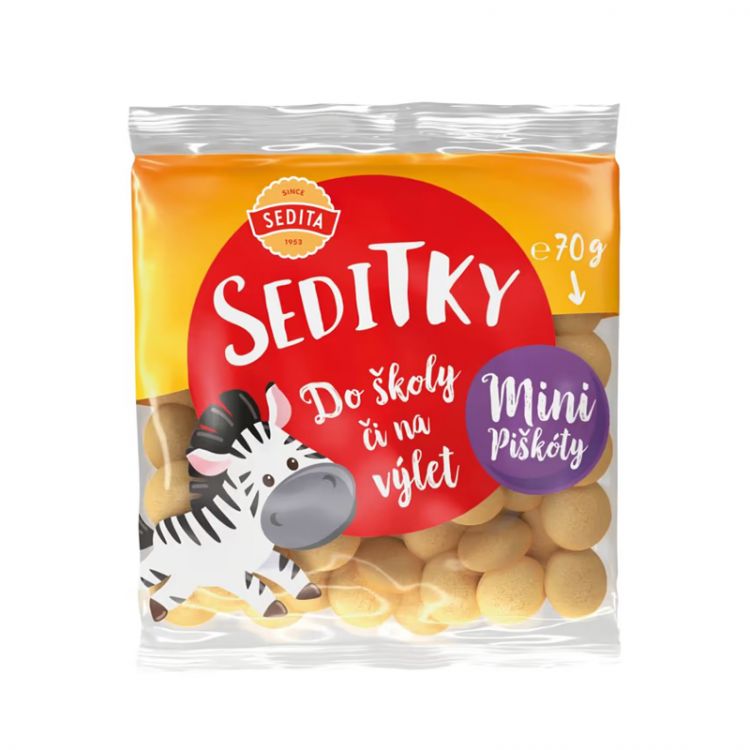 Sedita Seditky  Mini piškóty 70 g