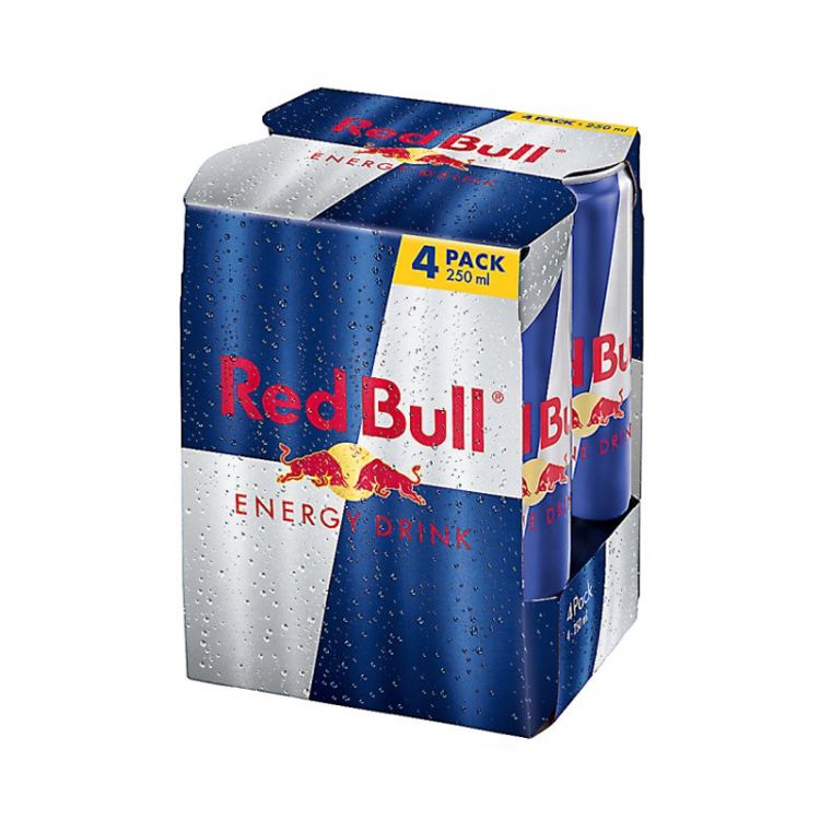 Red Bull energetický nápoj 4 x 250 ml