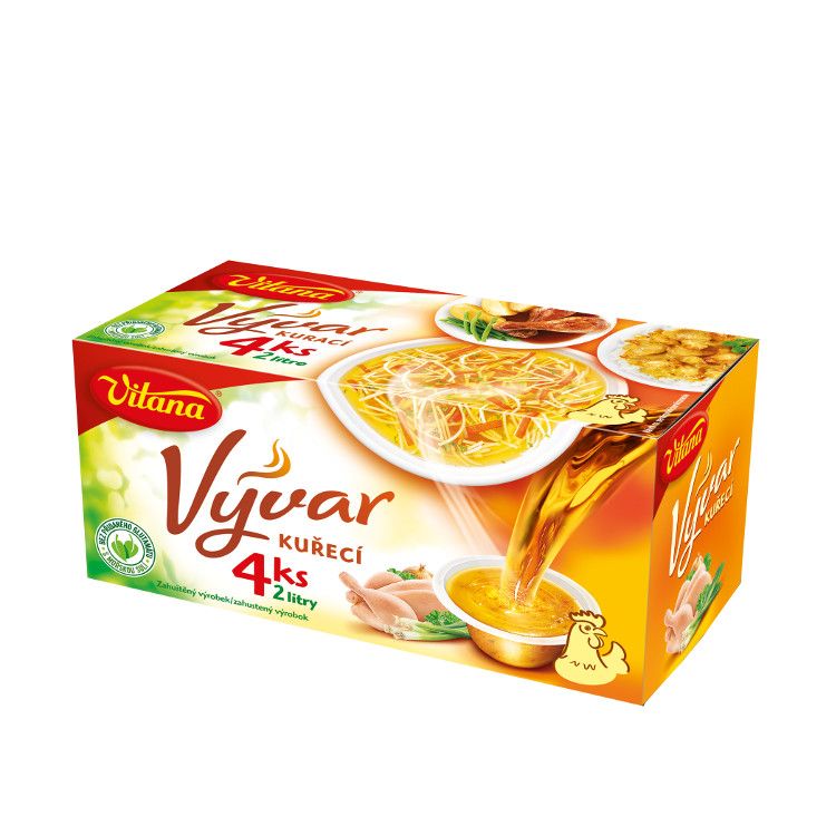 Vitana Vitana Kurací vývar 4ks 112g