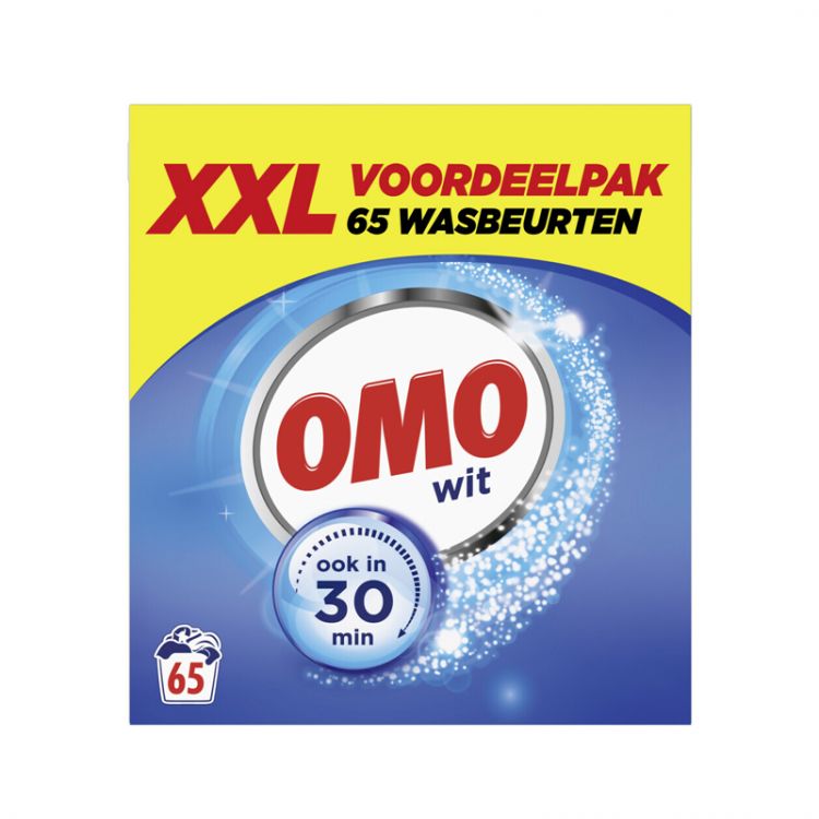 Omo washing powder box 65 sc 3,835 kg White