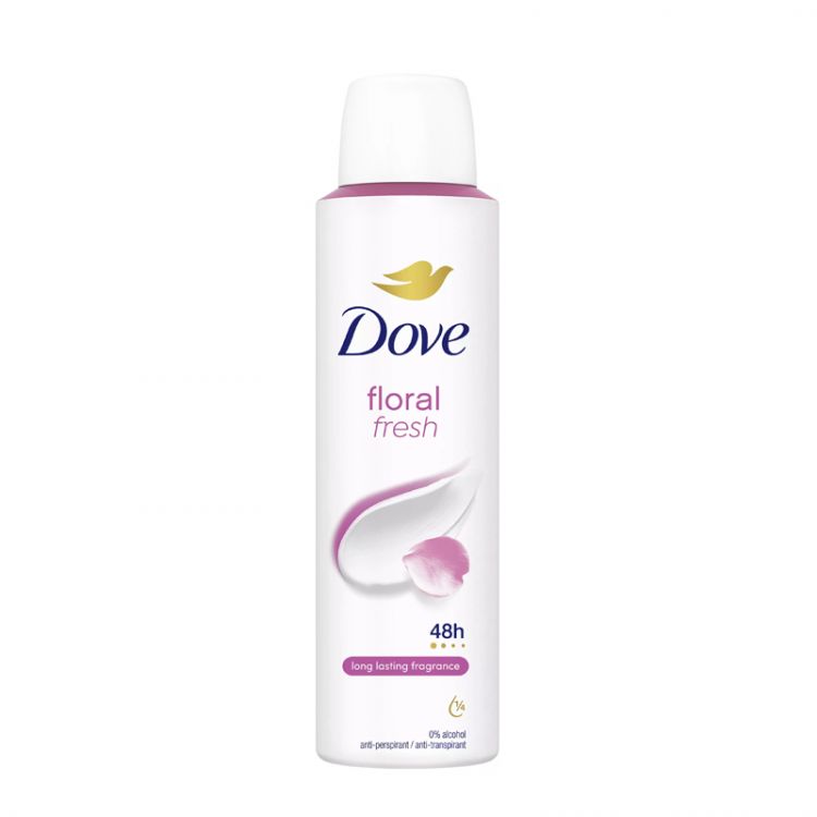 Dove deo 150 ml Floral Fresh 0% Alcohol