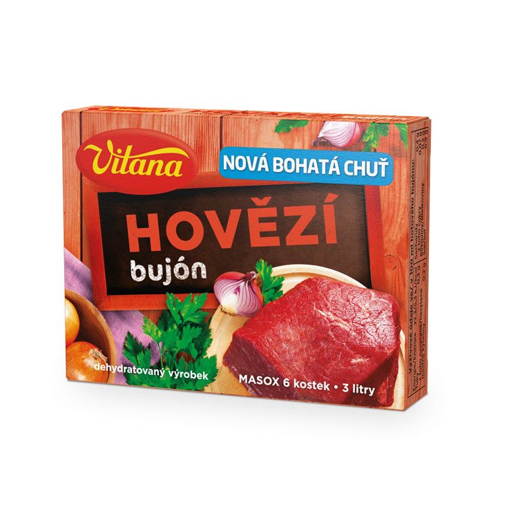 Vitana Hovädzí bujón masox 6 kociek 60 g