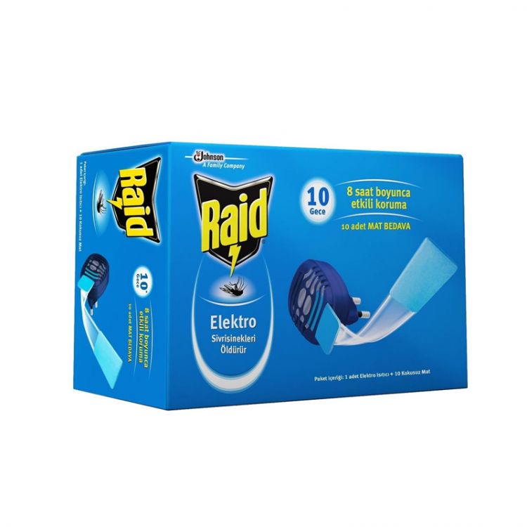 Raid electric system+mat tablets refill 10 pcs