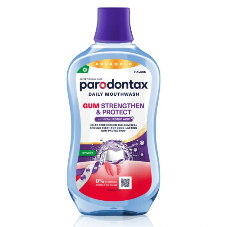 Parodontax mouth wash 500 ml Icy Mint Gum Strenghten&Protect