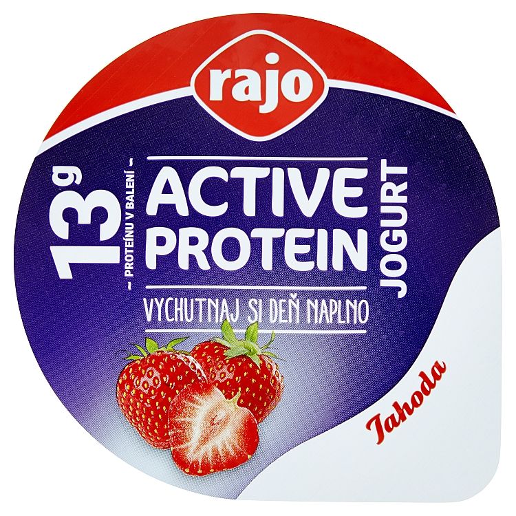 Rajo Active Protein Jogurt jahoda 180 g