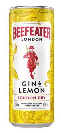 Beefeater Gin&Lemon miešaný nápoj 250 ml