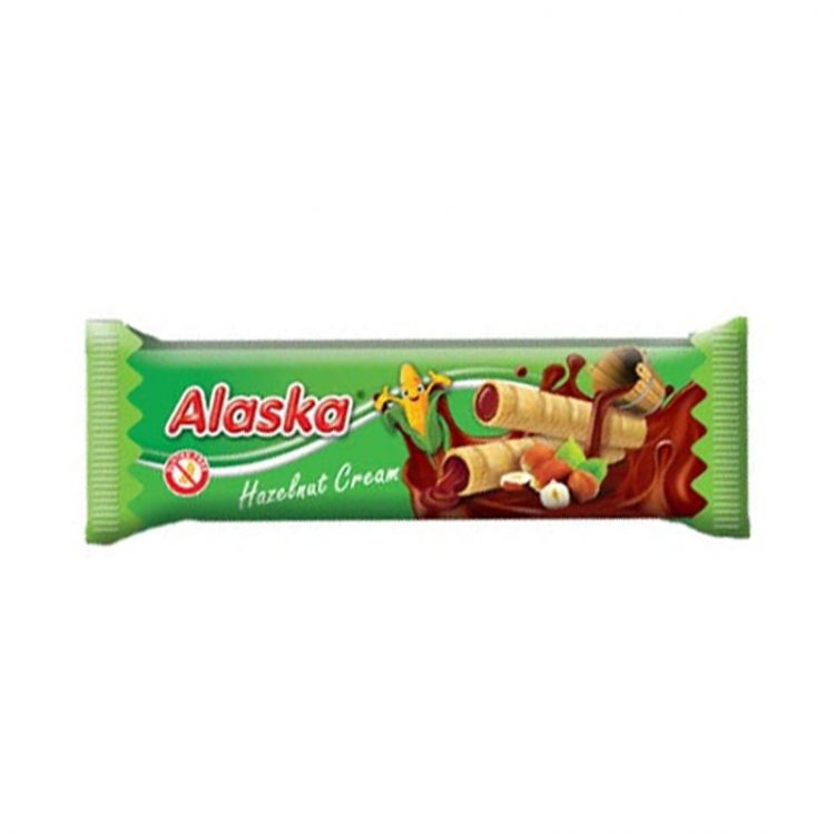 Alaska kukuričné trubičky s orieškovým krémom 18 g