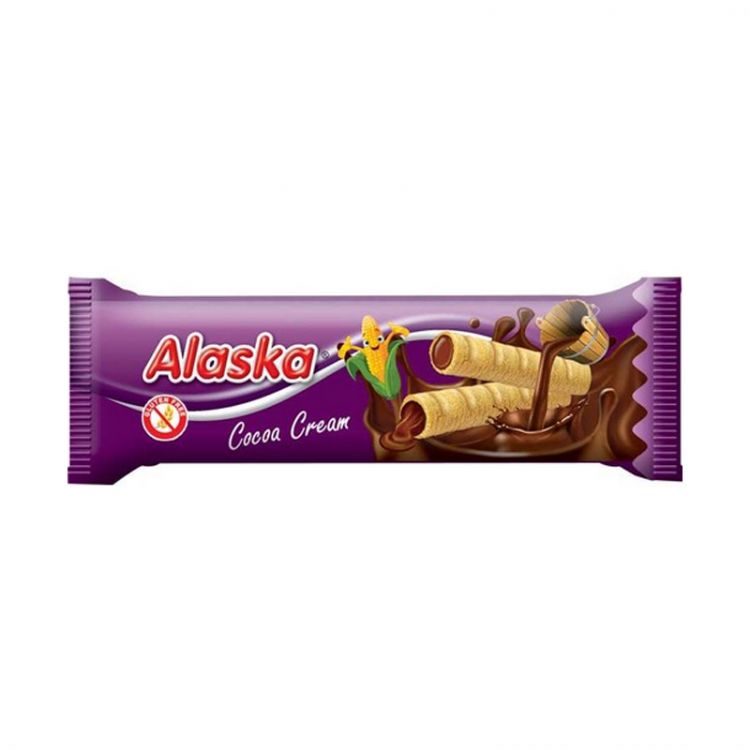 Alaska kukuričné trubičky s kakaovým krémom 18 g
