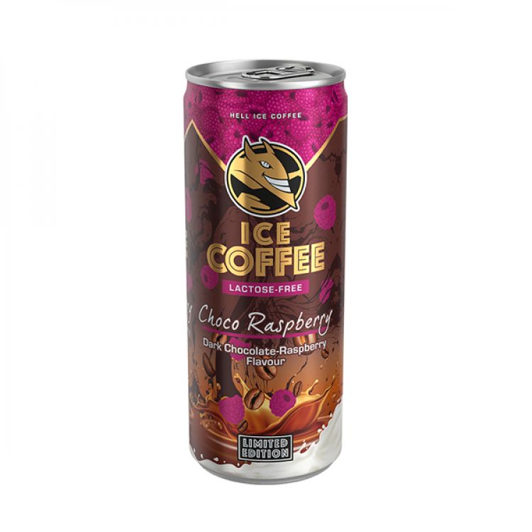 HELL ICE COFFEE čokoláda malina 250ml