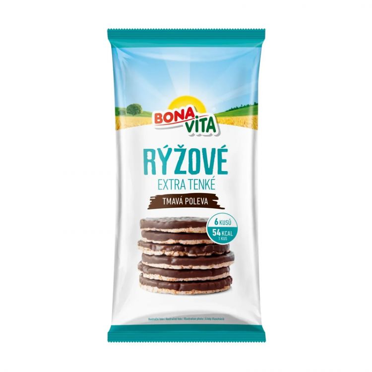 Bonavita Ryžové chlebíčky s kakaom 70 g