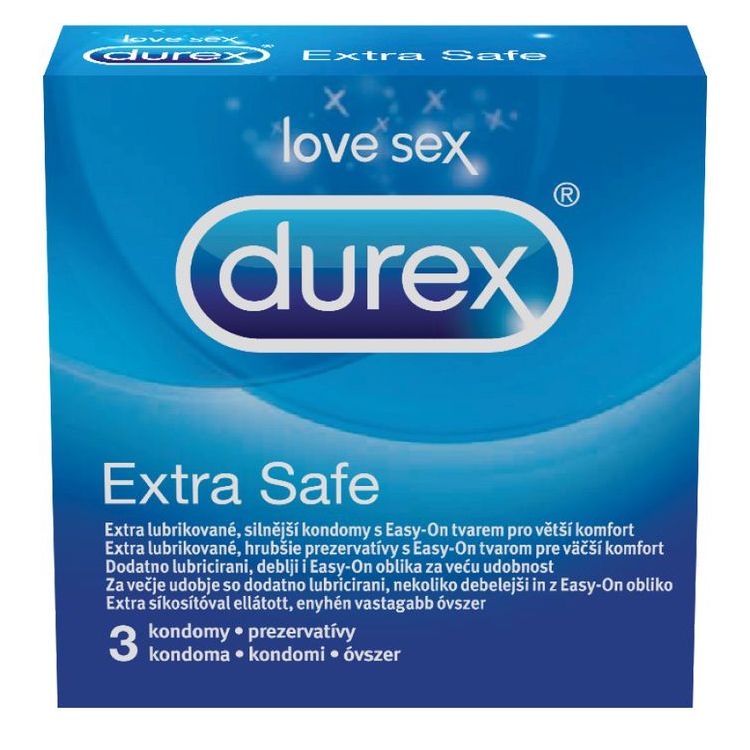 Durex Extra Safe prezervatívy 3 ks