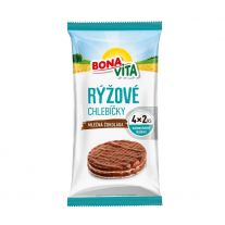 Bonavita Ryžové chlebíčky s mliečnou čokoládou 128 g
