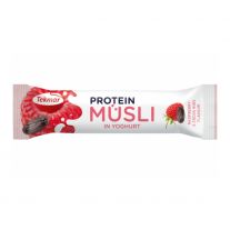 Tekmar Müsli tyčinka proteín v jogurte malina&kakaové nibsy 30g