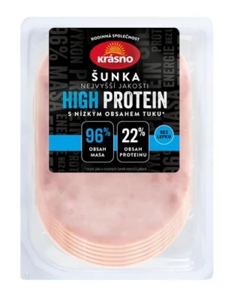 Krásno High protein šunka najvyšssej kvality 100g