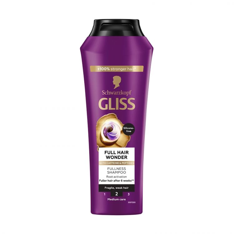 GLISS KUR šampón 250ml Full Hair Wonder