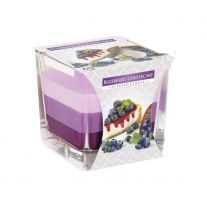 BISPOL sviečka sklo 170g Blueberry Cheesecake