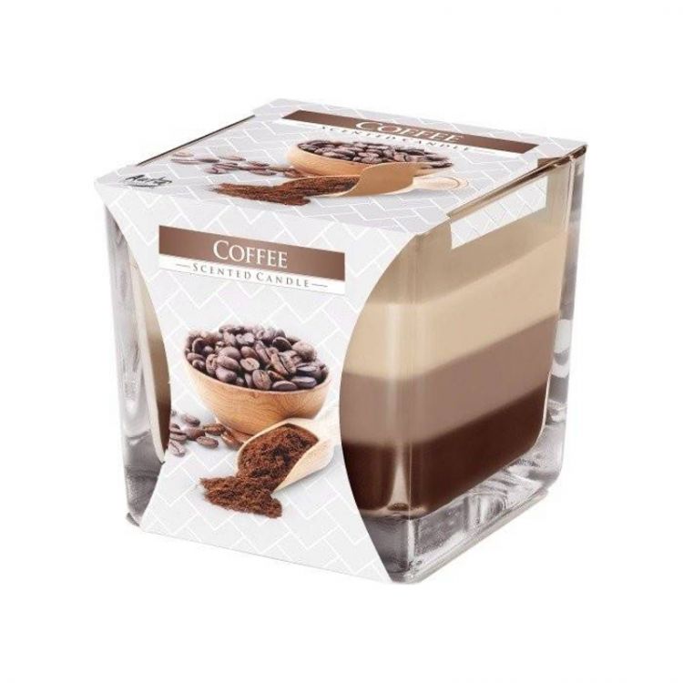 BISPOL sviečka sklo 170g Coffee