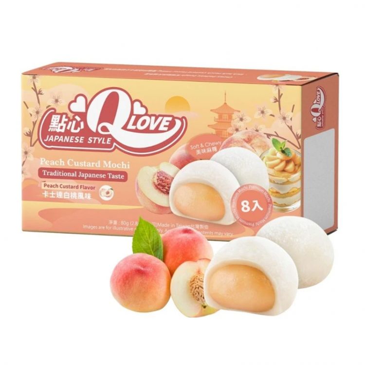 Qlove Mochi broskyňa 80g