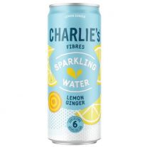 Charlie's Fibre sýtený nealko nápoj s príchuťou citrónu a zázvoru s limetku  330 ml