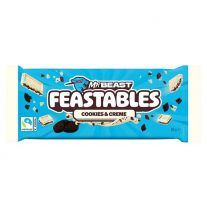MrBeast biela čokoláda s kúskami sušienok a príchuťou krému 60g