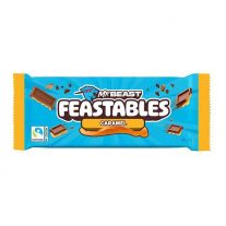 MrBeast mliečna čokoláda s karamelovou náplňou 60g