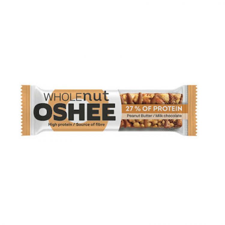 OSHEE Wholenut tyčinka Arašidové maslo 40g