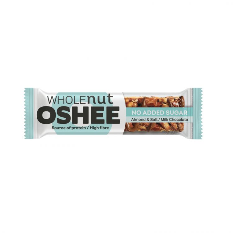 OSHEE Wholenut tyčinka Orechy a soľ 40g
