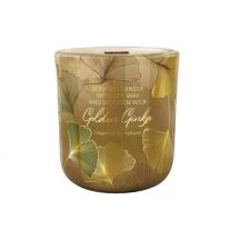 Bartek sviečka s dreveným knotom 150g Golden Ginko