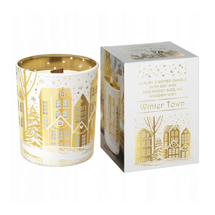 Bartek vonná sviečka v skle 200g Winter Town