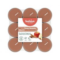 Čajové sviečky Bolsius 18ks jablko škorica - Cosy Cinnamon